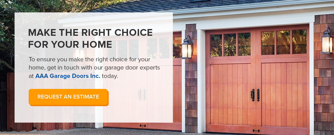 Choose the right garage door material for your home