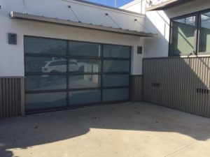 glass garage door installed in Omaha NE by AAA garage door repair experts