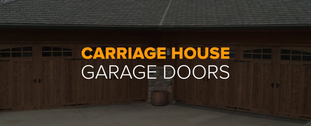a carriage house garage door