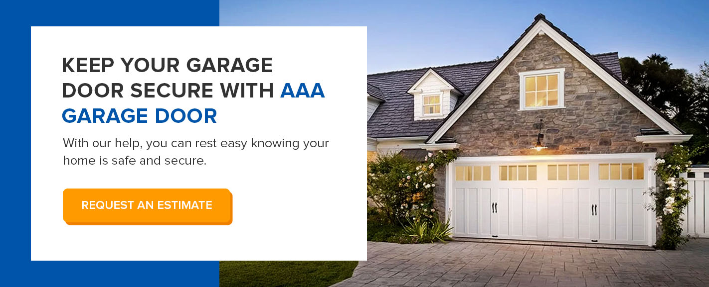 keep your garage door secure with aaa garage door